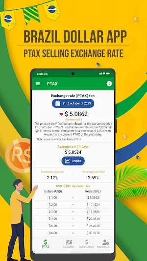 Dollar Exchange in Brazil Screenshot 0