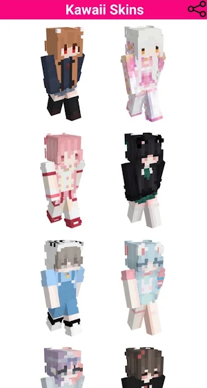 Kawaii Skins For Minecraft Screenshot 1