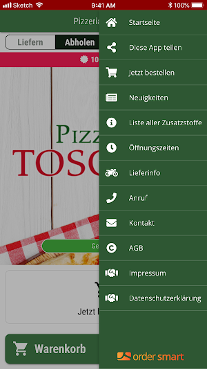 Pizzeria Toscana Screenshot 2