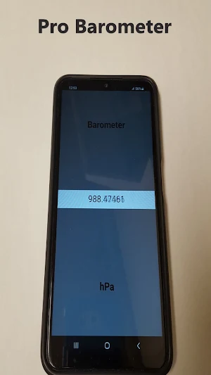 Pro Barometer Screenshot 2