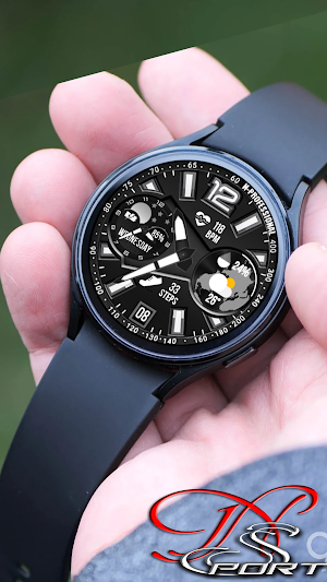 [N-SPORT601]Moonpase WatchFace Screenshot 0