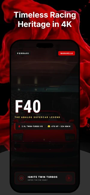 Ferrari F40 Car Wallpapers Screenshot 0