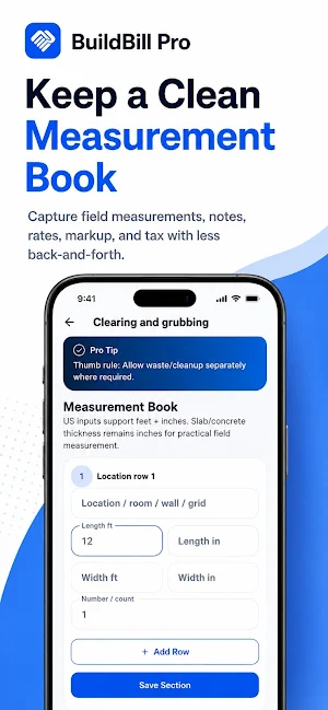BuildBill Pro Screenshot 2