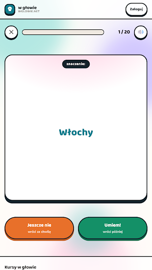 Fiszki angielskie – w głowie Screenshot 3