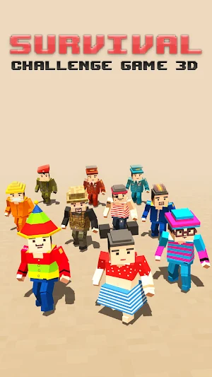 Survival challenge Game 3D Screenshot 0