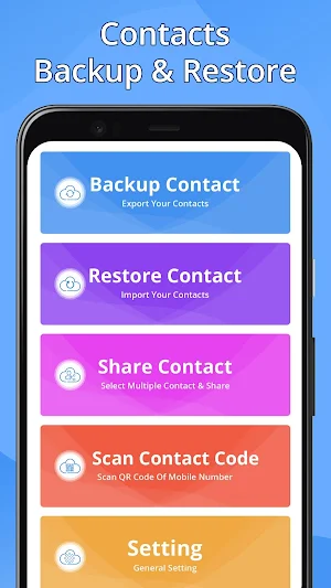 Contacts Backup and Restore Screenshot 0