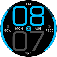Key077 Futuristic Watch Face