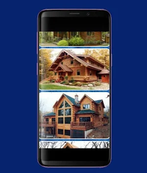 Wooden House Design Screenshot 0