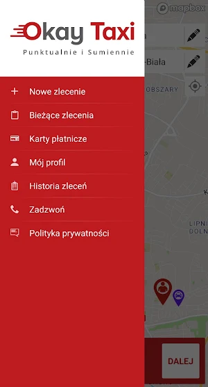 Biało Czerwone Okay Taxi Screenshot 2