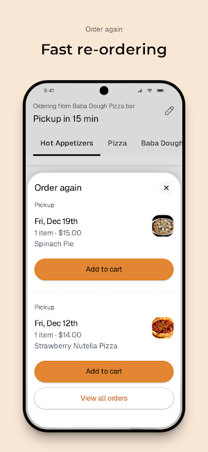 Baba Dough Pizza bar Screenshot 3