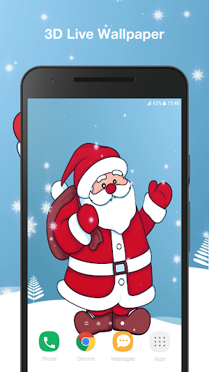 Santa Claus Live Wallpaper Screenshot 0