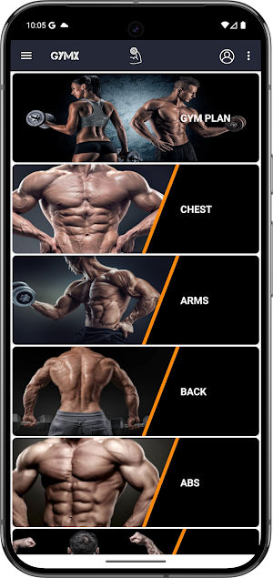 GymX - Gym Workout Trainer Screenshot 0