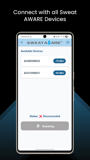 SWEAT AWARE Screenshot 3