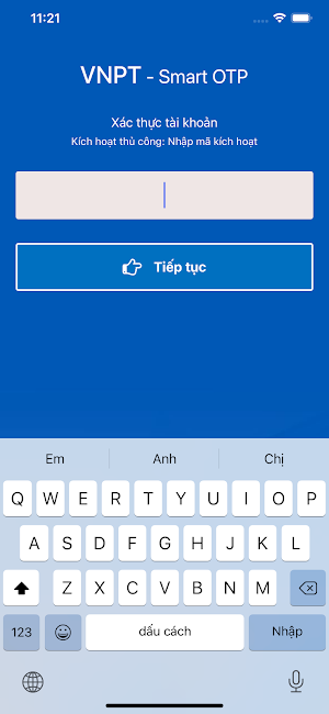 VNPT SmartOTP Screenshot 1