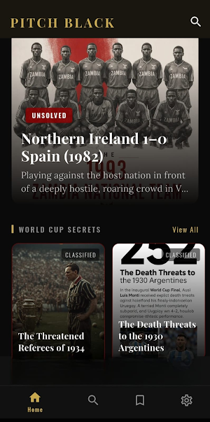 Pitch Black:Football Mysteries Screenshot 0