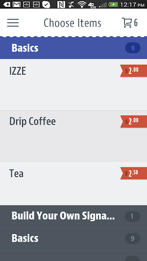 Recharge Coffee Bar Screenshot 2