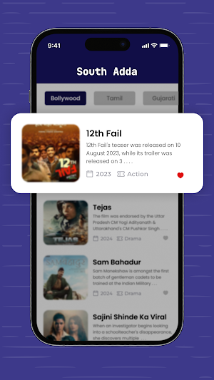 SouthAdda - All Movies Guide Screenshot 1