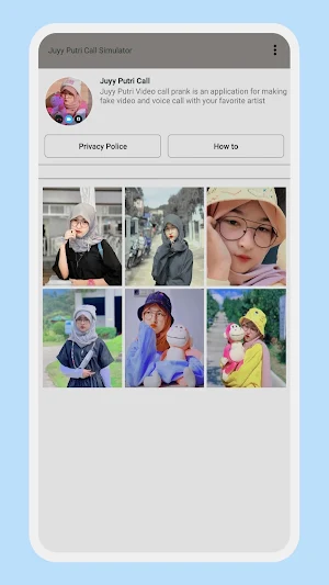 Juyy Putri Call Simulator Screenshot 0