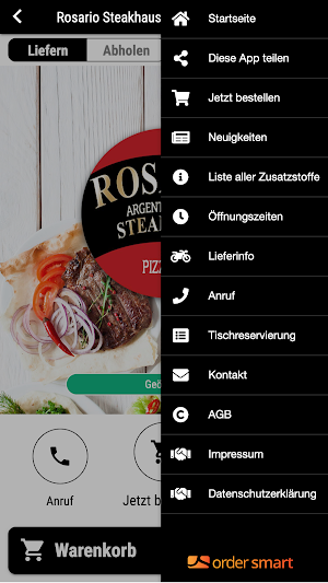 Rosario Steakhaus Berlin Screenshot 2