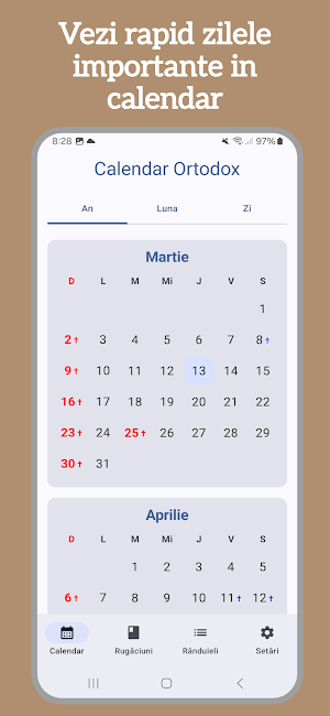 Calendar Ortodox 2025 - Widget Screenshot 3