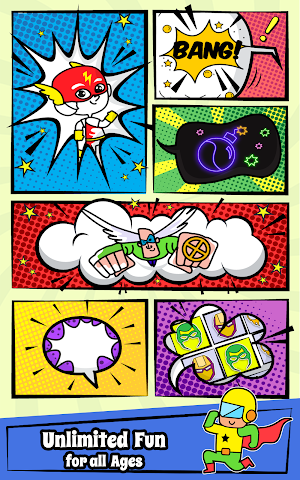 Superhero Coloring Book Game & Comics Drawing book Screenshot 1