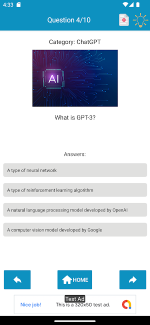 AI Quiz Screenshot 3