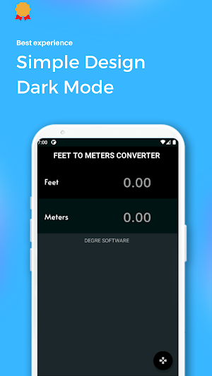 Feet to Meters Converter Screenshot 1