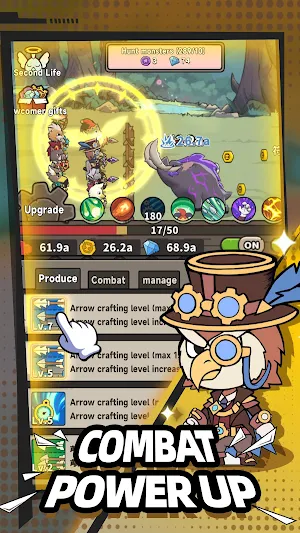 Idle Cluck - Archer Defense Screenshot 1