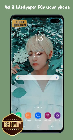 Kim Tae-hyung Wallpaper Bts Screenshot 3