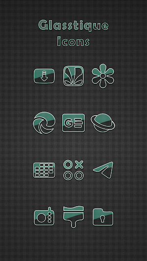 Glasstique Emerald Icon Pack Screenshot 2