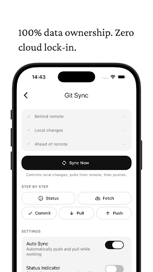 Klad: Git & Markdown Notes Screenshot 2