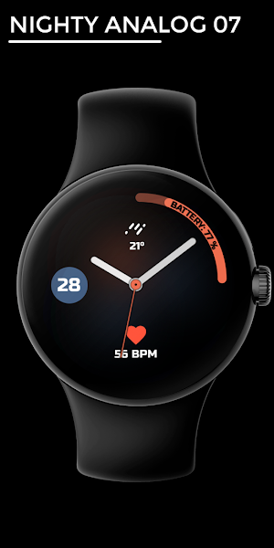 Nighty Analog 07 - watch face Screenshot 0