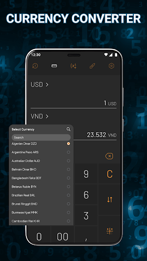 Calculator and Unit Converter Screenshot 2