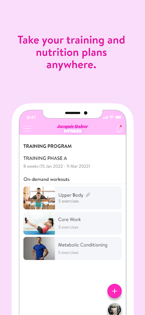 Jacquie Baker Fitness Screenshot 2