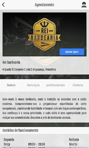 Rei Barbearia Screenshot 2