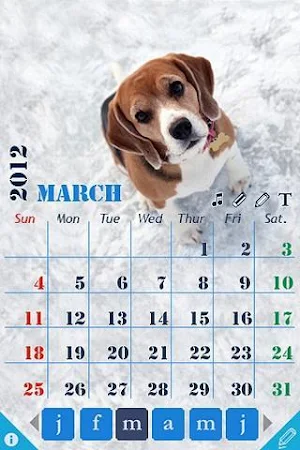 Calendar 2012 Screenshot 1