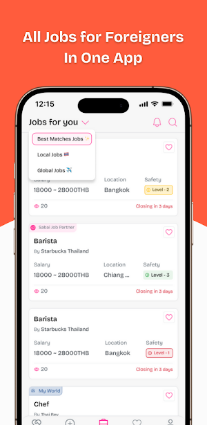 Sabai Job Screenshot 2