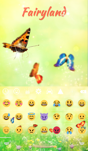 Fairyland Animated Keyboard + Live Wallpaper Screenshot 3