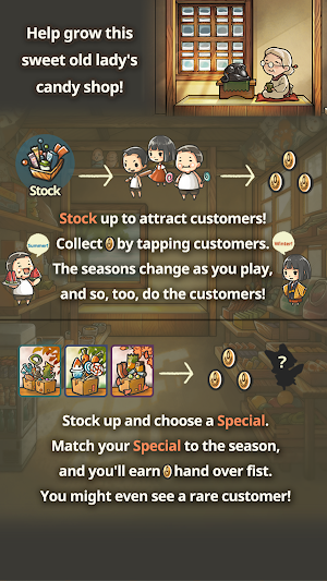 Showa Candy Shop 3: Grandma's Purring Postmaster Screenshot 2