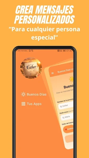 Buenos Días con Nombre Screenshot 1