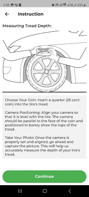 Tire Scan Screenshot 3