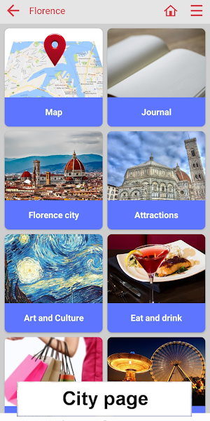 Florence map offline guide Screenshot 1