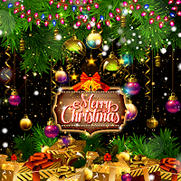 Dark Shine Christmas-Wallpaper