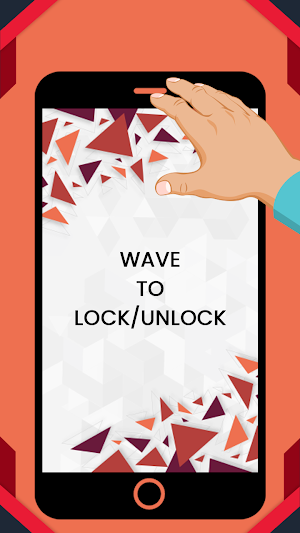 Wave to Lock/Unlock Screen Screenshot 0