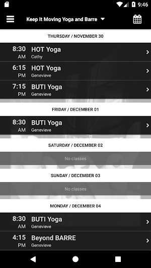 Keep It Moving Yoga and Barre Screenshot 2