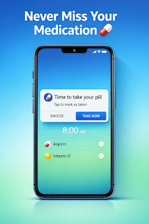 PillReminder– Medication Alarm Screenshot 0