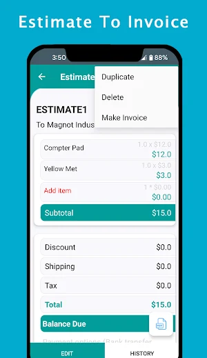 OnTheGo - Invoice Maker Screenshot 2