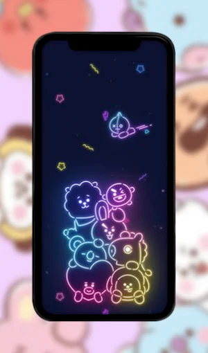 Cute BT21 Wallpaper Full HD Screenshot 0