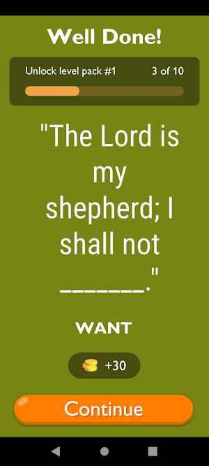 Bible Verse Master - KJV Quiz Screenshot 2