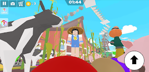 Farmer parkour on the farm Screenshot 2